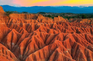 Amanecer en el Desierto de la tatacoa