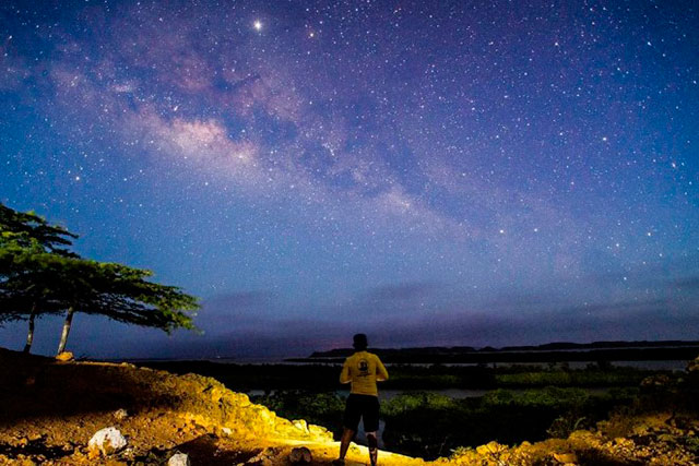 cielo de la guajira de noche